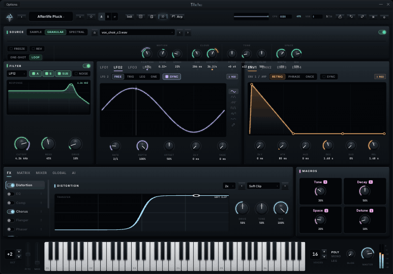 The granular source engine